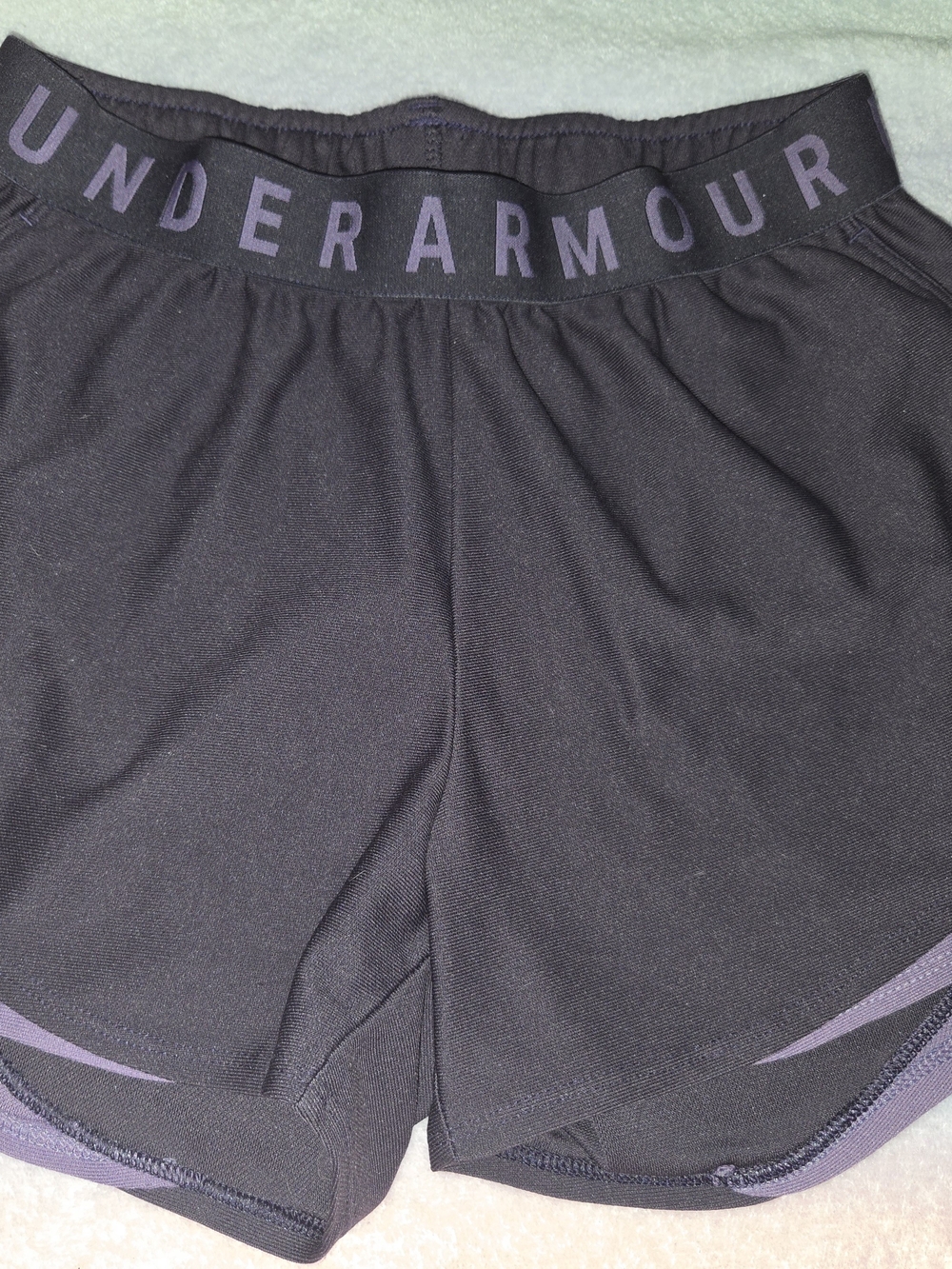 Under Armour Purple Shorts with Purple Logo Trim Size Xs Adult